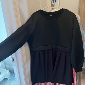 Loose Patchwork Dress